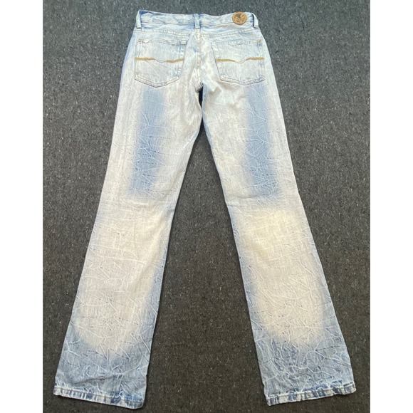 Pepe Jeans Y2K Women 25 F73 Light Wash Straight Leg Low Rise Denim Jeans Faded - Picture 6 of 12